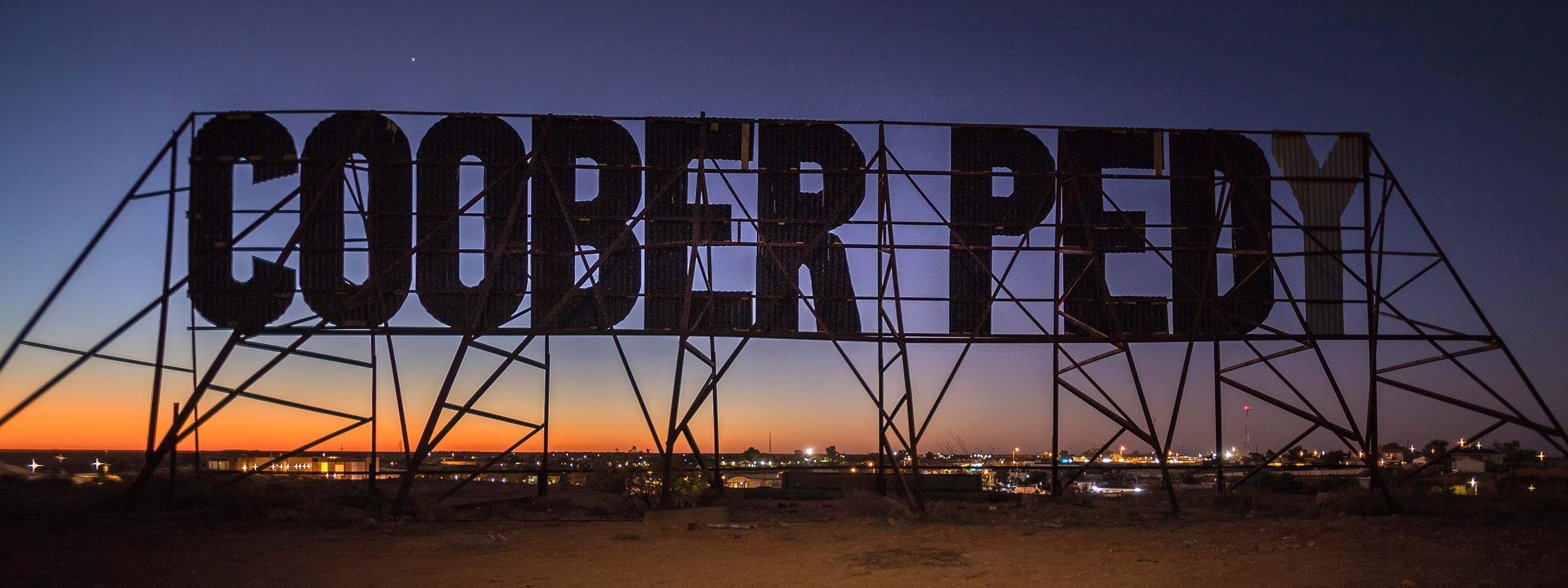 Coober Pedy Enterance
