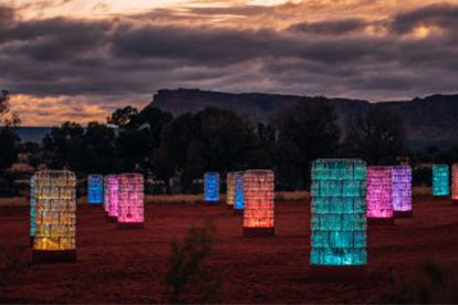 Kings Canyon Light Towers at Sunrise