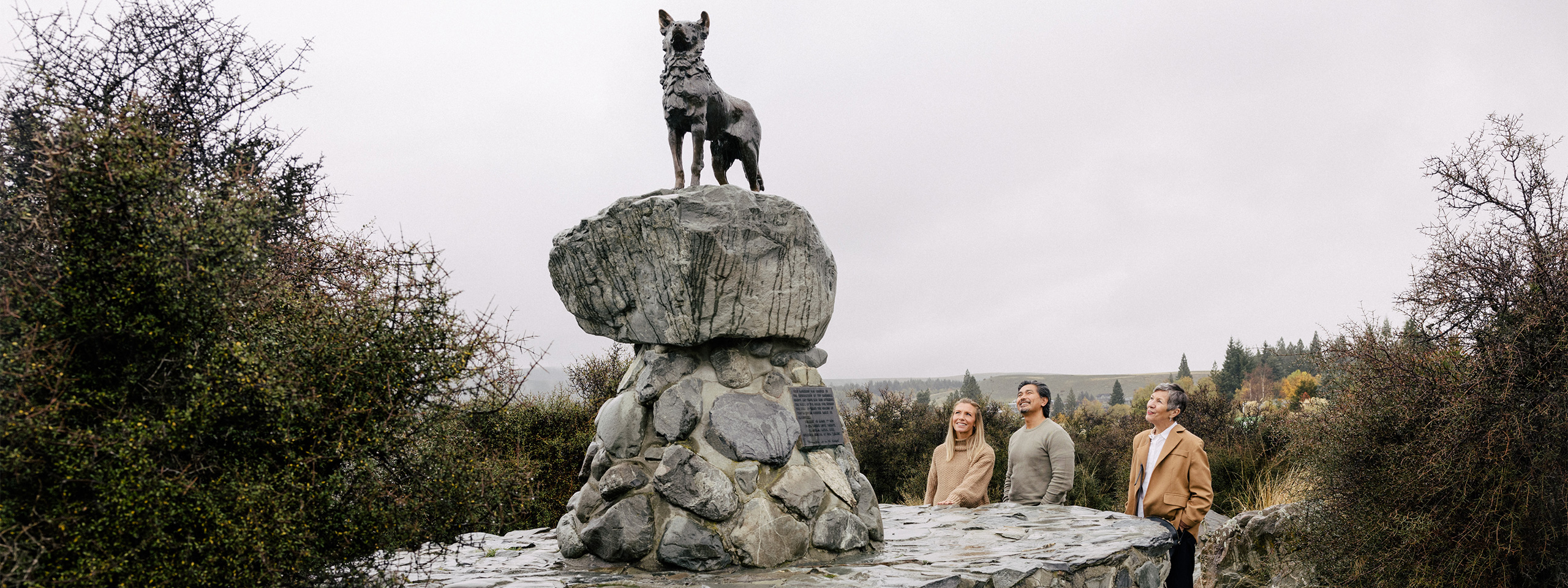 Mackenzie Dog Statue