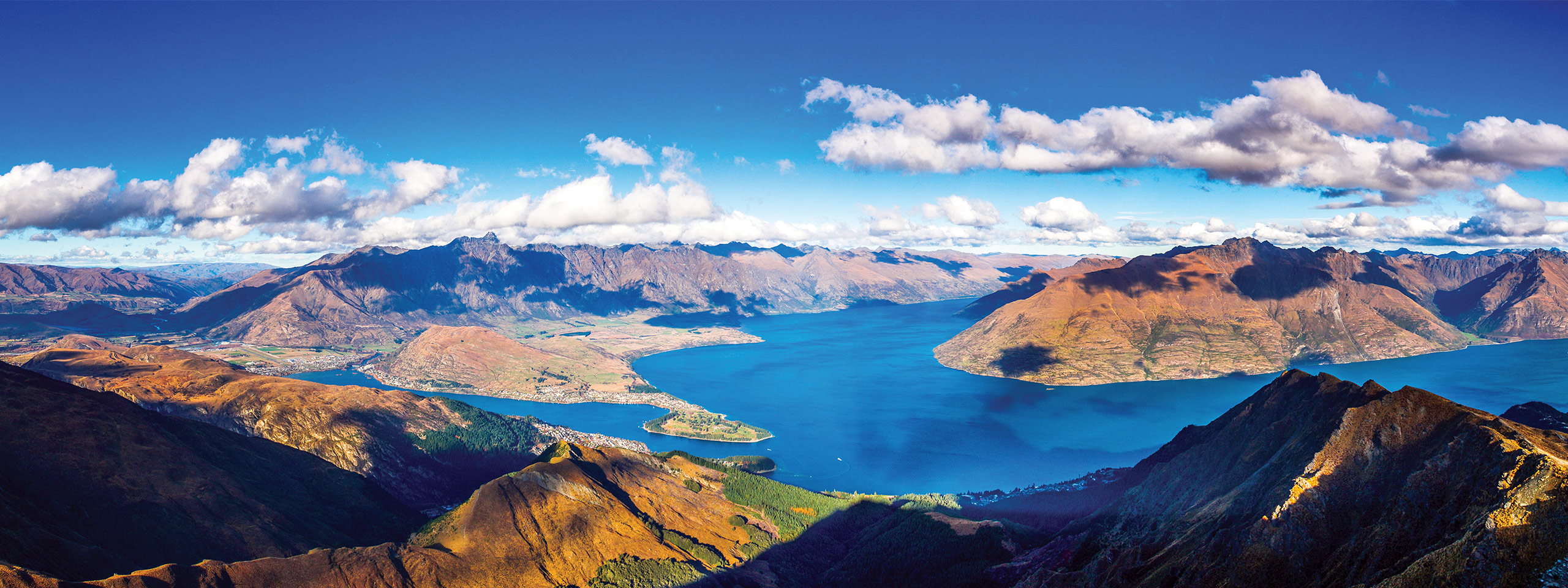 Aerial view of Queenstown